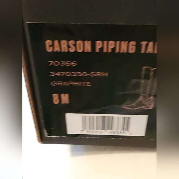 Frye, 🩶Carson Piping Tall in Graphite - Picture 11 of 16